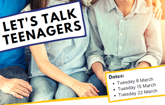 Let’s Talk Teenagers: free support sessions for parents and carers